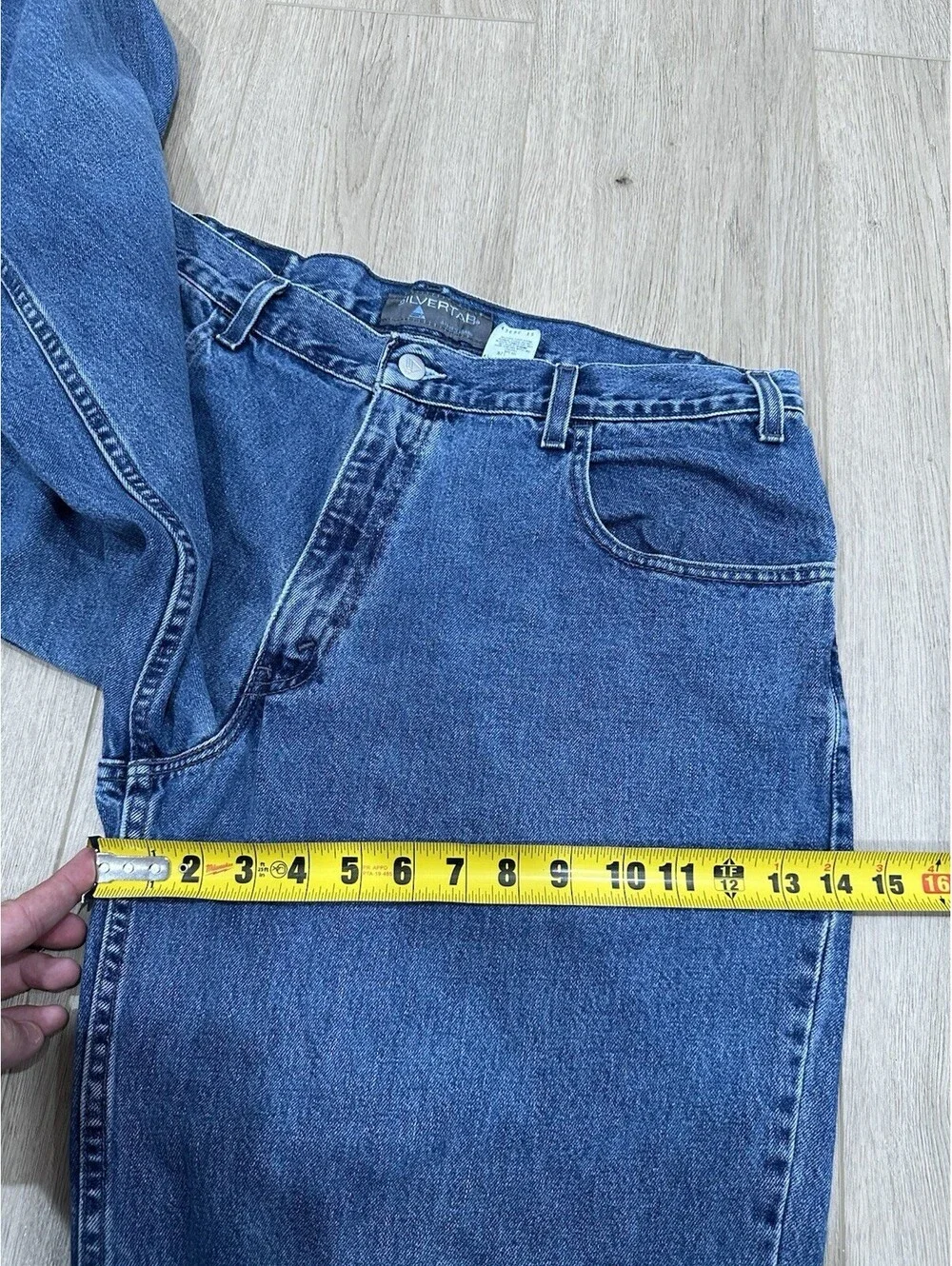 Vintage 90s Y2K Levi's Silvertab Baggy Loose Denim Jeans Men's Size 36x30.